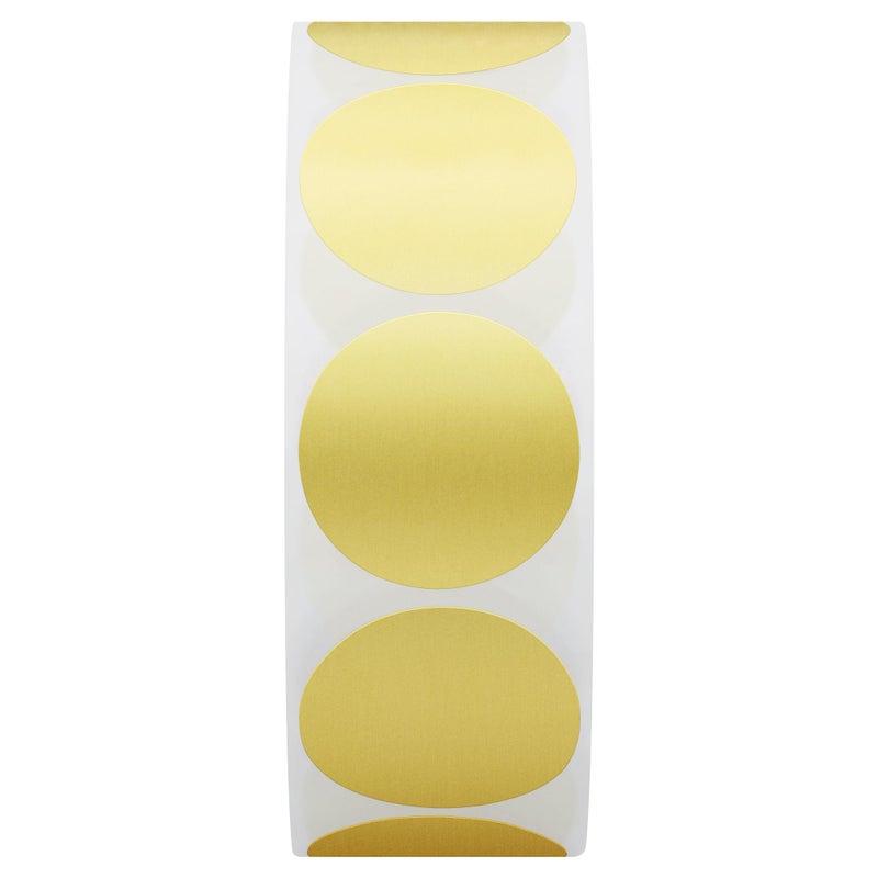 Hybsk 1000pcs Gold Circle Dot Labels for Envelope Seals 1 inch Round Color Coding Stickers (Gold Foil) - Image 4